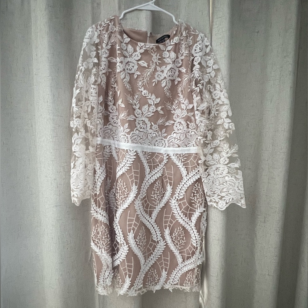 Marina Cream, White Lace dress
